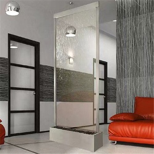 <span class=keywords><strong>Divisores</strong></span> <span class=keywords><strong>de</strong></span> Habitaciones <span class=keywords><strong>de</strong></span> Pared con Cascada <span class=keywords><strong>de</strong></span> Vidrio y Luz LED <span class=keywords><strong>de</strong></span> Pie para Interiores Hechos a Medida - Product Image 1