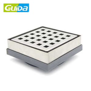 Ningbo Guida alta calidad aseo <span class=keywords><strong>parrilla</strong></span> cubierta de acero inoxidable base de plástico piso - Product Image 1