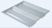 Luminaires à persiennes paraboliques doubles pour tubes T8, 2x9W, 3x9W, type persienne, luminaires fluorescents, panneau 595*595
