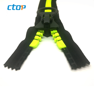 <span class=keywords><strong>Fermeture</strong></span> <span class=keywords><strong>éclair</strong></span> en résine fluorescente à gros dents, style mode, en plastique, pour sac à dos, <span class=keywords><strong>prix</strong></span> de gros - Product Image 3