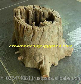 Pot et jardinière en forme de souche d'arbre - Product Image 2