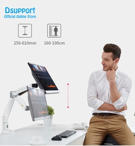 Soporte <span class=keywords><strong>de</strong></span> Monitor <span class=keywords><strong>de</strong></span> Aleación <span class=keywords><strong>de</strong></span> Aluminio F100A con Resorte <span class=keywords><strong>de</strong></span> Gas, para Pantallas <span class=keywords><strong>de</strong></span> 22-35 Pulgadas, Rotación <span class=keywords><strong>de</strong></span> 360°, Inclinación, Giro, Montaje <span class=keywords><strong>de</strong></span> Escritorio, Dos Puertos USB, Negro - Product Image 4