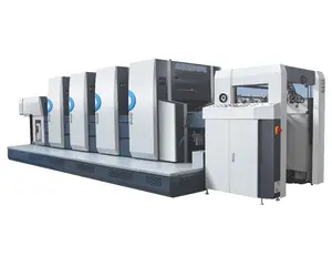 Equipamento de impressão da imprensa de offset PRY-4740E, 4 cores do motor ce fornecido impressora automática multi cor máquina de impressão do tubo