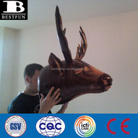 Téléphone gonflable artificiel de noël, affichage personnalisé à tête d'animaux, pour décoration murale en vinyle, livraison gratuite