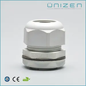 Unizen أسعار الجملة البلاستيك النايلون الكابل الغدد من bsp ، pg ، m ، npt حجم المخطط bsp 1