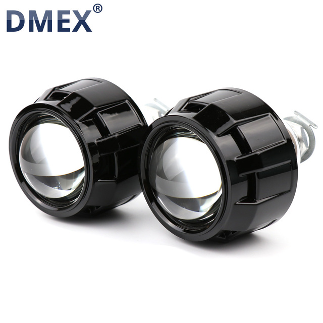 DMEX Newest Bi Xenon HID Projector Headlight With H1 H4 H7 Socket WST 2.5 Inch HID H7 Mini Projector Lens