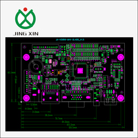 Contrôleur d'écran LCD LVDS industriel 2, prise en charge HD MI USB VGA AV, 2 panneaux à la même résolution, télécommande IR