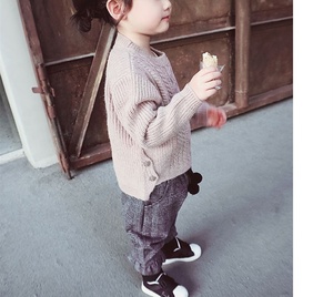 Custom Infant Unisex <strong>Cable</strong> <strong>Knit</strong> <strong>Sweater</strong> Baby Jumper Kids Side Button Knitwear Long Sleeve Cotton Children's <strong>Sweater</strong> - Product Image 5