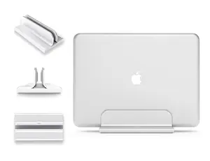 Breedte verstelbare aluminium bureau verticale laptop stand voor Macbook Air Pro Oppervlak Dell XPS HP131