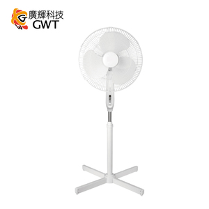 Cơ bản 16 Inch Nhựa Làm Mát Không Khí Dao Động Bệ Fan/Đứng Fan Hâm Mộ Trắng Ventilador CE