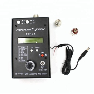 AW07A Analyzer Antena SWR HF/VHF/UHF 160M, Radio Ham Hobi DIY, Radio Walkie Talkie Dua Arah