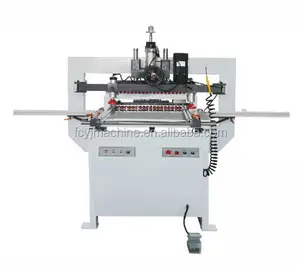 Woodworking double line multiple drilling heads drilling boring machine