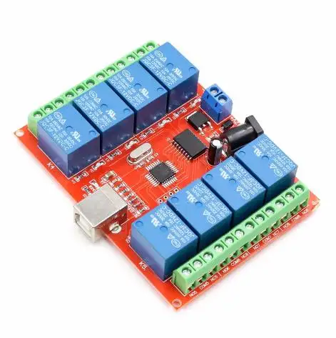 Smart Electronics 8 Channel DC 12V Relay Module /Computer USB Control Switch Driver / PC Intelligent Controller