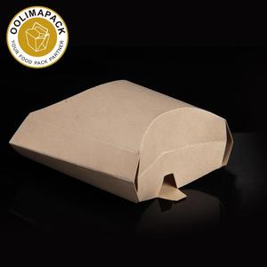 Boîte à Lunch <span class=keywords><strong>en</strong></span> papier Kraft 10 pièces, biodégradables, boîte à aliments <span class=keywords><strong>en</strong></span> papier Kraft jetable, boîte d'emballage pour aliments, impression décalage, impression saxo dessus - Product Image 4