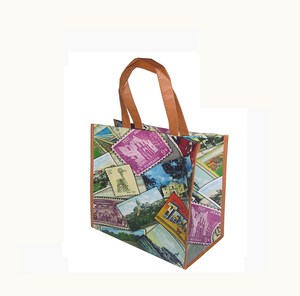 Sac de courses personnalisé <span class=keywords><strong>en</strong></span> tissu non tissé <span class=keywords><strong>bio</strong></span>, imprimé carré, fabriqué <span class=keywords><strong>en</strong></span> Chine, vente <span class=keywords><strong>en</strong></span> <span class=keywords><strong>gros</strong></span> - Product Image 2