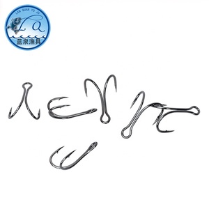 2019 Lanquan hot bán buôn các phụ kiện câu cá câu cá móc móc đôi - Product Image 2