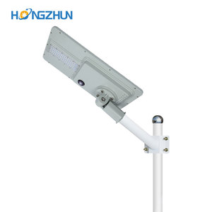 홍준 조명 40W 60W 120W <span class=keywords><strong>180W</strong></span> 일체형 LED 태양광 가로등 IP65 알루미늄 웜 화이트 6000K 정원용 - Product Image 4