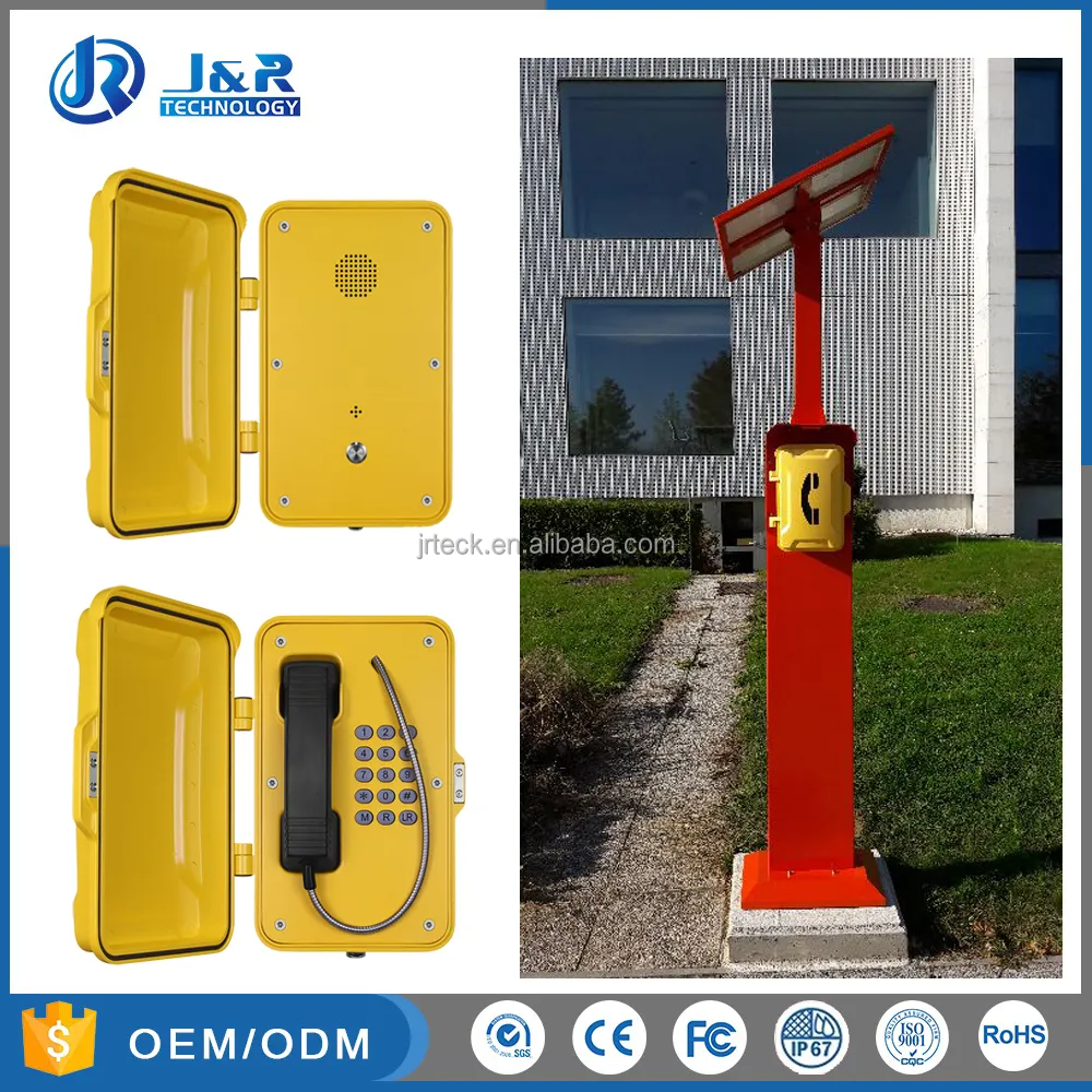 GSM Roadside SOS Call Box Highway 3G Emergency Telephone with Solar Powered