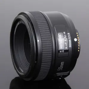 YONGNUO YN 50ミリメートルYN50mm F1.8大口径オートフォーカスレンズFor Nikon D800 D300 D700 D3200 D3300 D5100 D5200 D5300 DSLR Cameras