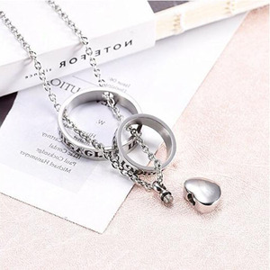 Collar tallado forever in my heart, colgante de urna de cremación <span class=keywords><strong>para</strong></span> Brother, piedra de nacimiento - Product Image 6