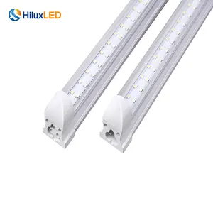 Melhor Fornecedor High lumen T4 T8 4ft 8ft LEVOU tubo luminárias casa usada