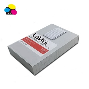 Văn Phòng Văn Phòng Phẩm Mới Trắng Đồng Bằng Trở Lại Quad Lưới Cai Trị 3X5 Inch 100 Lượt Chỉ Số Thẻ - Product Image 5