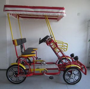 Bicicletta Surrey per 2 Persone/Bicicletta <span class=keywords><strong>Tandem</strong></span> per 4 Persone Produzione di Fabbrica - Product Image 5
