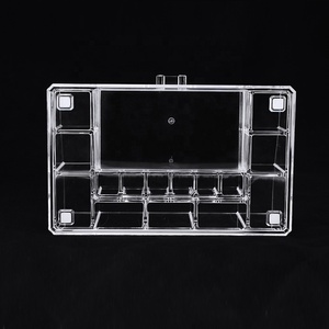 Organizzatore cosmetico acrilico Beauty Makeup Box Storage Organizer <span class=keywords><strong>porta</strong></span> rossetto con cassetto portagioie organizzatore trasparente all'ingrosso - Product Image 6