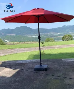 Balcon Décoratif Patio Chaise de Plage Parapluie Restaurant Table Parasol