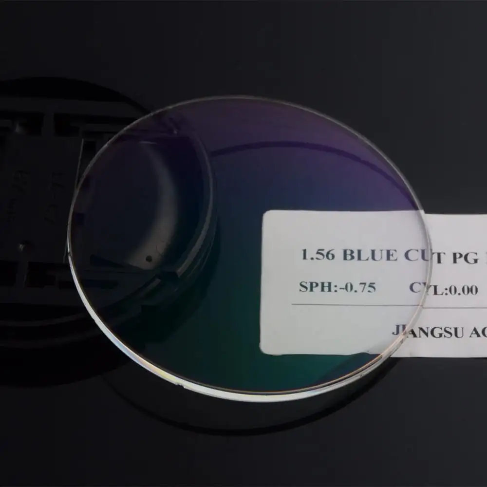 UV420 Bảo Vệ 1.56 Blue Cut AR Coating Lens Với Phim Photochromic