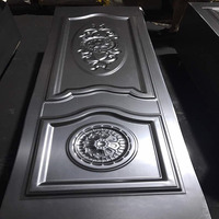 6 de la puerta del Panel de pieles bobina de acero laminado en frío máquina de prensa para melamina Puerta de piel