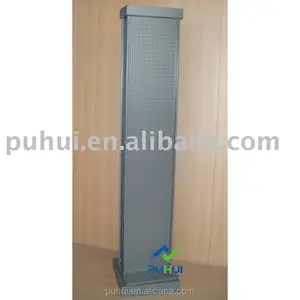 Piano stand di vendita al dettaglio negozio di accessori del telefono delle cellule del caricatore prodotti esposizione cremagliera a doppio lati girevole in acciaio pegboard display