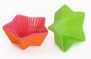 Offre Spéciale Antiadhésif Coloré Sans BPA Silicone Muffin Gâteau Moules À Gâteau Rond Boulangerie Pâtisserie tasses gâteau - Product Image 4