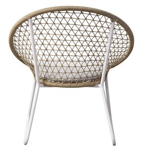 Mobilier moderne extérieur patio restaurant salle à manger en <span class=keywords><strong>aluminium</strong></span> <span class=keywords><strong>jardin</strong></span> café loisirs chaises rondes en corde - Product Image 5