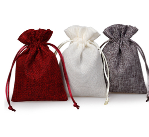 Biểu Tượng Tùy Chỉnh In Nhỏ Dây Kéo Đay Túi Vải Bố Túi Bán Buôn Cho Xà Phòng Gia Vị Gạo Món Quà Trà Cà Phê Đậu Bao Bì - Product Image 2