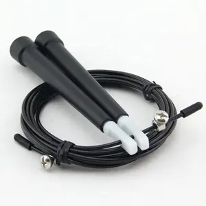 Adjustable PVC/PP steel cable speed jump rope for MMA training skipping exercise/jumping workout wholesale fitness equipment