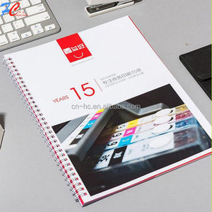 En plastique sprial <span class=keywords><strong>YO</strong></span> liant <span class=keywords><strong>magazine</strong></span>, société jaune pages catalogue imprimé, catalogue personnalisé imprimé - Product Image 2