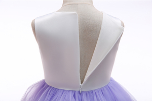 Occidentale ultime ragazze di partito boutique vestito dalla principessa abito viola unicorn dress per il bambino - Product Image 6