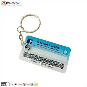 Tùy chỉnh chết cắt nhựa thẻ chìa khóa in mã vạch <span class=keywords><strong>RFID</strong></span> thông minh <span class=keywords><strong>Keychain</strong></span> 125Khz <span class=keywords><strong>RFID</strong></span> keyfob 13.56MHz NFC <span class=keywords><strong>Keychain</strong></span> <span class=keywords><strong>RFID</strong></span> Keytag với logo - Product Image 2