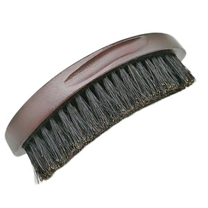De alta calidad de cerdas de jabalí curva cepillos <span class=keywords><strong>para</strong></span> el pelo de madera curva onda cepillo de cuidado de la barba - Product Image 4