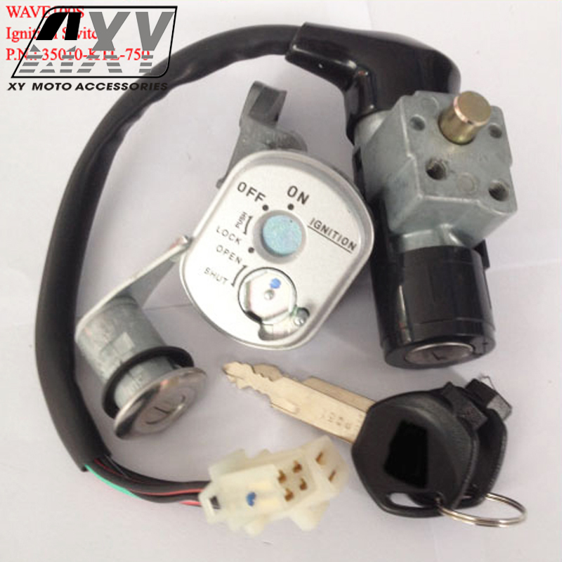 Ключ зажигания мотоцикла для WAVE100S 35010-KTL-750