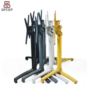 (SP-ATL249) Wholesale Cross Cast Aluminum Metal <strong>Folding</strong> <strong>Table</strong> <strong>Leg</strong> - Product Image 1