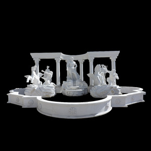 Mano de mármol tallado León artificial de interior cascada - Product Image 4
