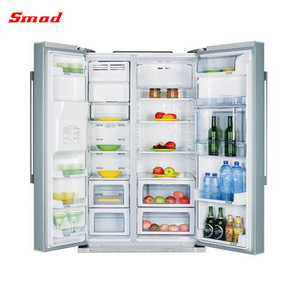Smad Stainless Steel Fruit Kitchen <strong>Refrigerator</strong> with <strong>Ice</strong> <strong>Maker</strong> Water Dispenser and Mini Bar - Product Image 2