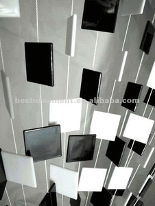 Decorazione della fase della festa di nozze fornisce la <span class=keywords><strong>sala</strong></span> dell'hotel pendenti pendenti in plastica <span class=keywords><strong>tende</strong></span> di paillettes Laser - Product Image 6
