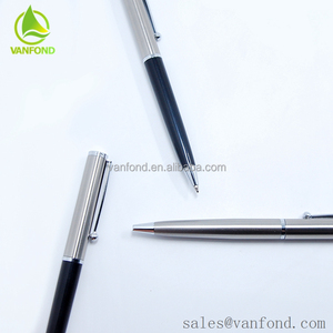 Vente chaude Logo Personnalisé <span class=keywords><strong>Pas</strong></span> <span class=keywords><strong>Cher</strong></span> Acier Baril <span class=keywords><strong>Stylo</strong></span> À Bille Avec Parker Recharge - Product Image 5