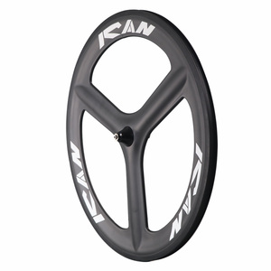 Popular Hot Selling Oem <span class=keywords><strong>Carbon</strong></span> Wheel Bicycle Wheels <span class=keywords><strong>700C</strong></span> Width 23ミリメートル<span class=keywords><strong>Carbon</strong></span> Road Bike <span class=keywords><strong>3</strong></span> Spokes Wheel <span class=keywords><strong>Rim</strong></span> - Product Image 2