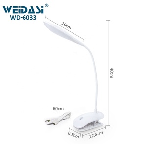 Tùy Chỉnh Số Lượng Lớn Xách Tay LED Đọc Sách Ánh Sáng Đèn Bàn Kẹp Với Cổng USB Sinh Viên Bảng Đèn - Product Image 5