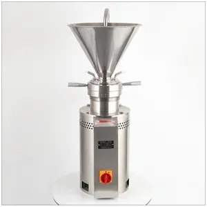 Commercial Chilli Paste Wet Grinding Making Machine Vertical Sesame Peanut Butter Colloid Mill