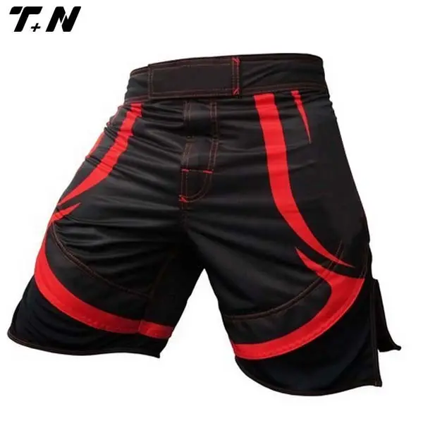 Pantaloncini mma personalizzati di alta qualità con tasche pantaloncini da combattimento da uomo, pantaloncini mma personalizzati